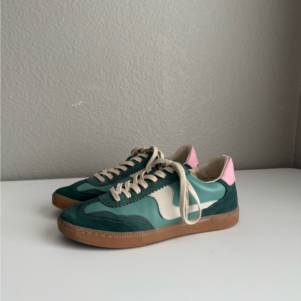 Dolce Vita Notice Sneakers Green Suede